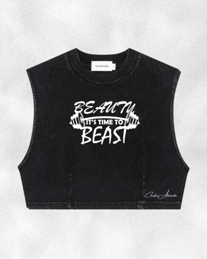 Beauty it's Time to Beast Muscle Crop