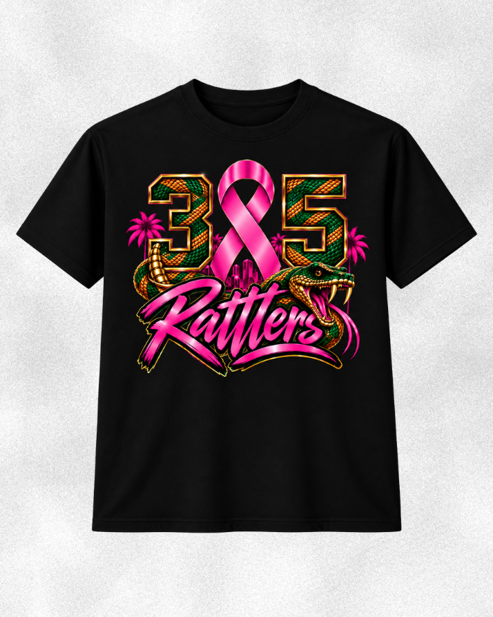 Limited Edition 305 Rattlers Breast Cancer Unisex Tee
